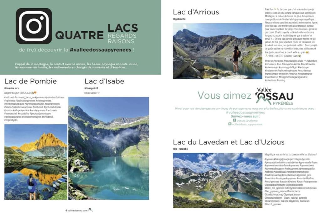 L'Escapade Montagneuse Leilighet Eaux-Bonnes Eksteriør bilde